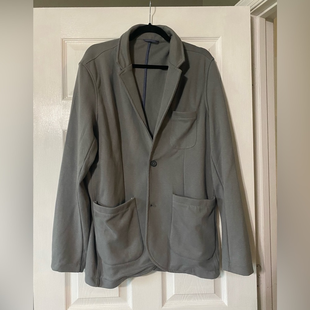 Huckberry Wills: Knit Blazer XL Grey